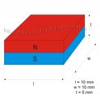 vergrößern - 10 x 10 x 5 mm ( N45 ) 100 stück