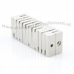 vergrößern - 25 x 10 x 5 mm / 4,3 - 7 mm NORDPOL ( N45 ) 24 stück