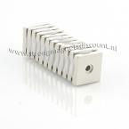 vergrößern - 25 x 25 x 5 mm / 4,3 - 7 mm ( N45 ) 12 stück ,